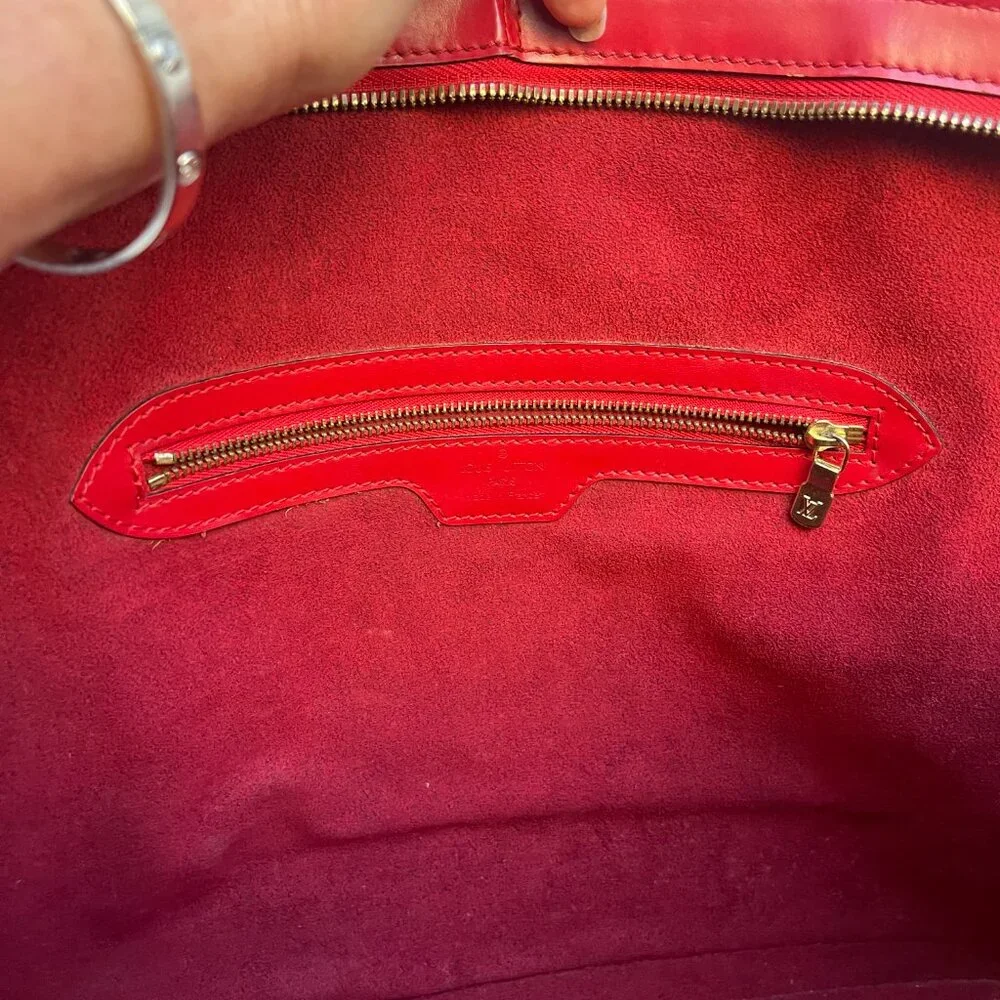 Louis Vuitton Epi Leather Red Lussac Shoulder bag
